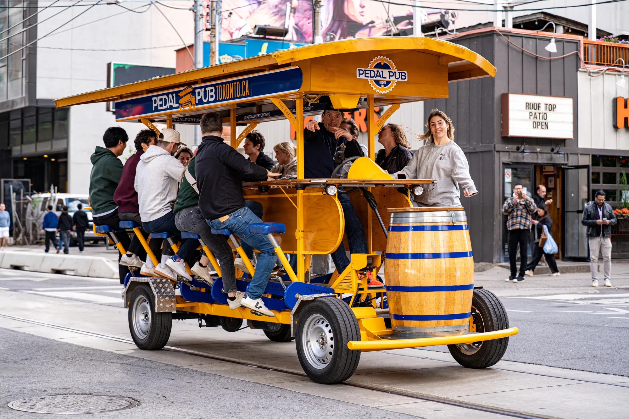Ontario Permitting Alcoholic Beverages on Pedal Pubs