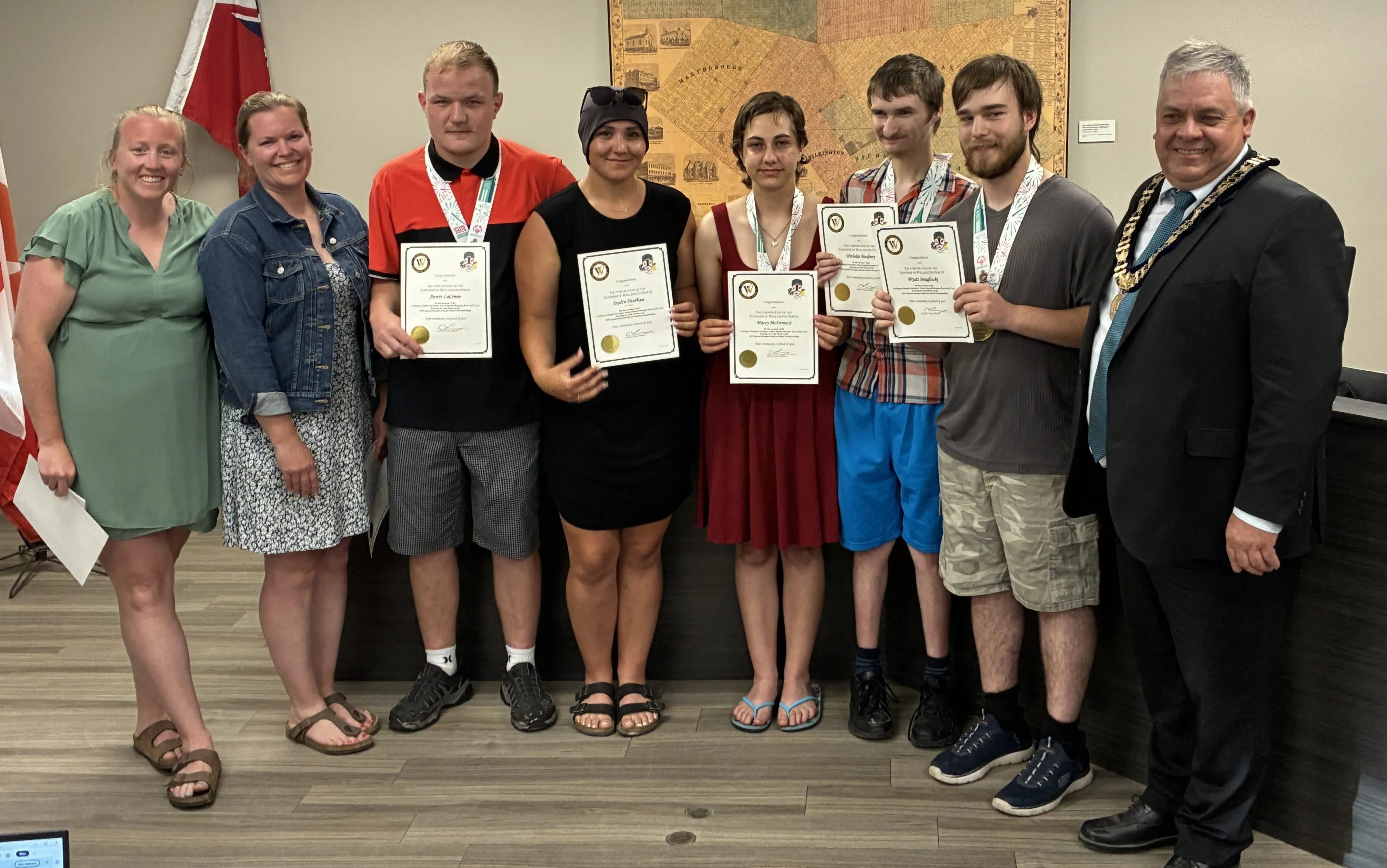 Wellington Heights Secondary School Special Olympics Bocce Team Recognized for Winning Provincial Gold