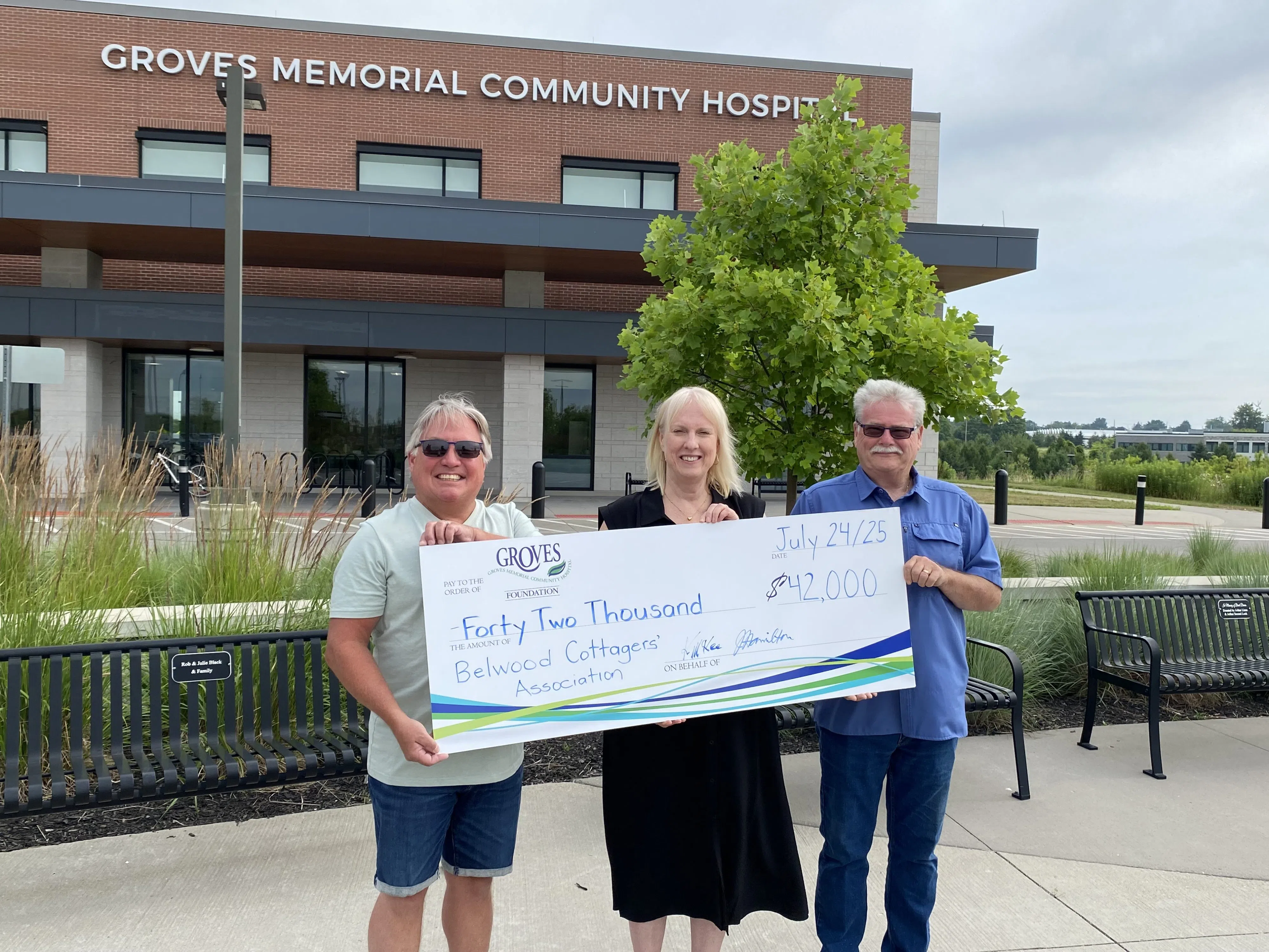 Belwood Lake Cottagers' Association Fund New Colonoscope for Groves Hospital
