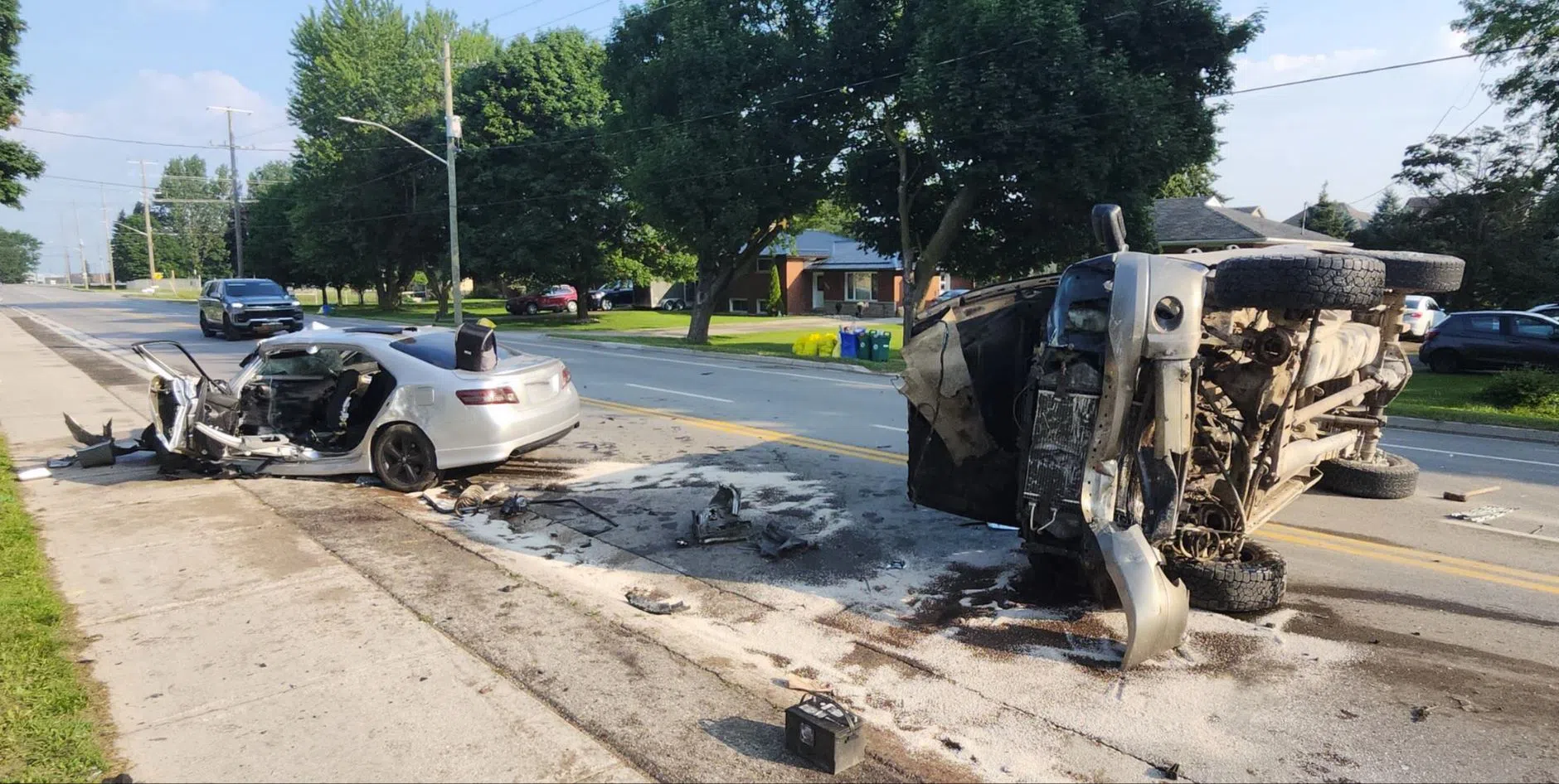 UPDATED: Two Vehicle Collision in Arthur Sends One Person to Hospital, Another Driver Charged with Five Offences