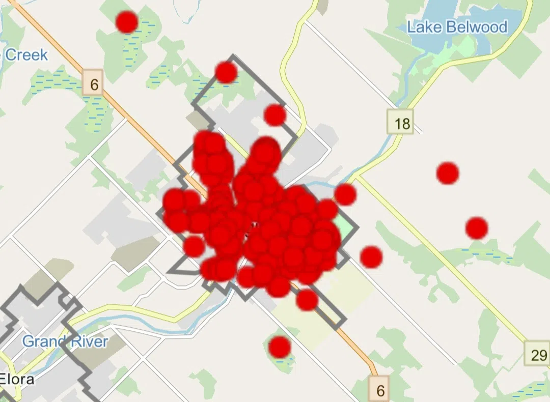 UPDATE: Power Restored to Fergus After Early Morning Outage