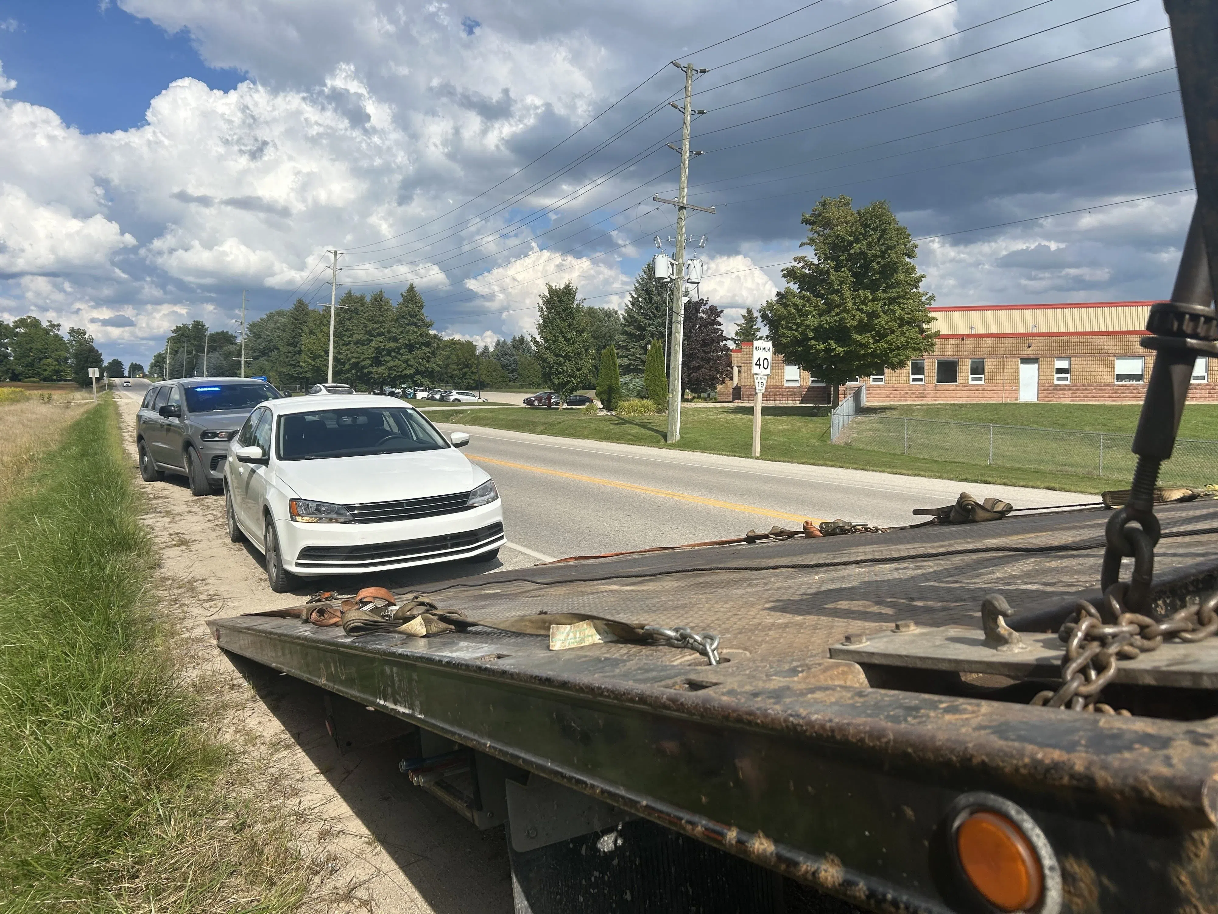 Charges for Stunt Driving in a School Zone
