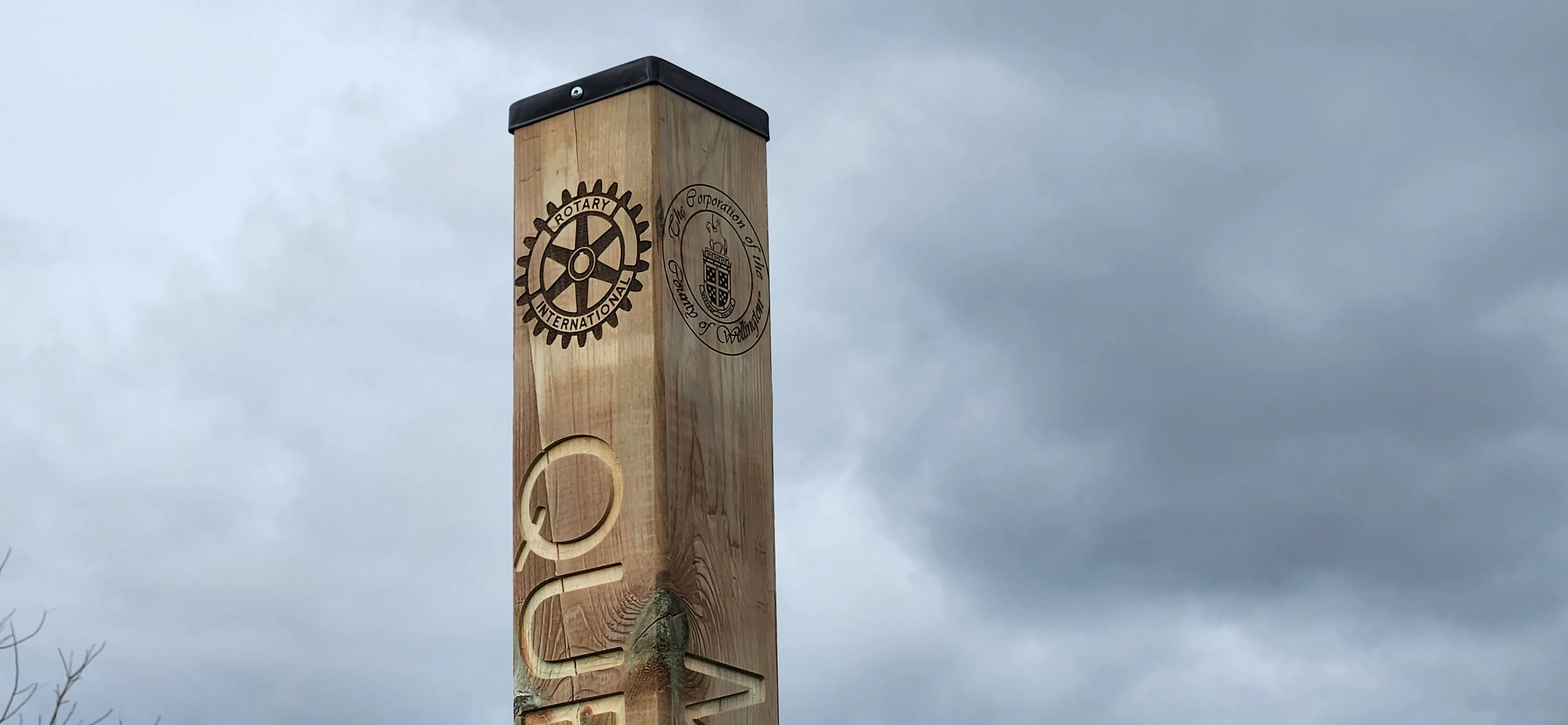 Peace Pole Unveiled at Wellington Place Promotes Message of Unity and Hope