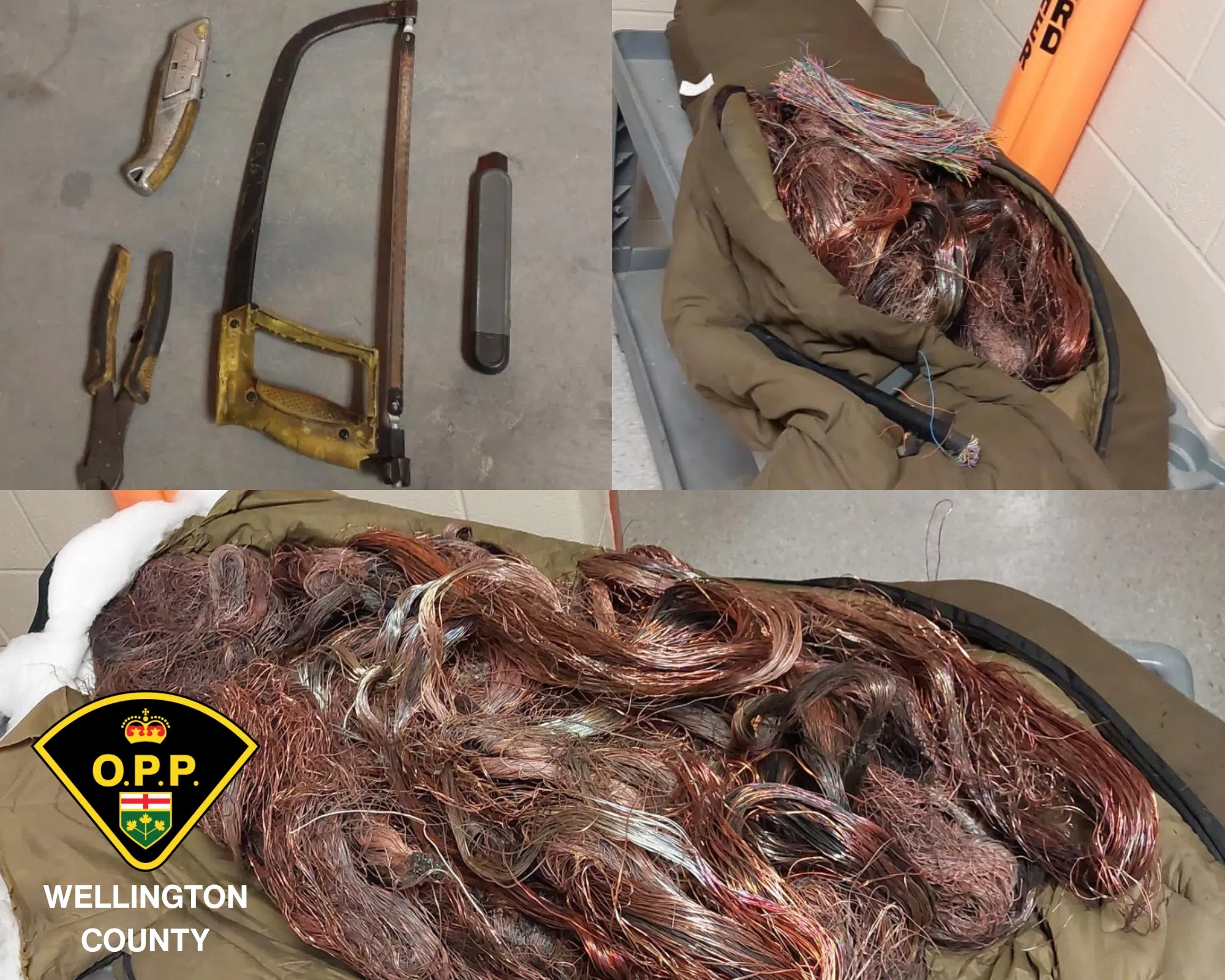 Four People Charged Following Recovery of Telecommunication Wire