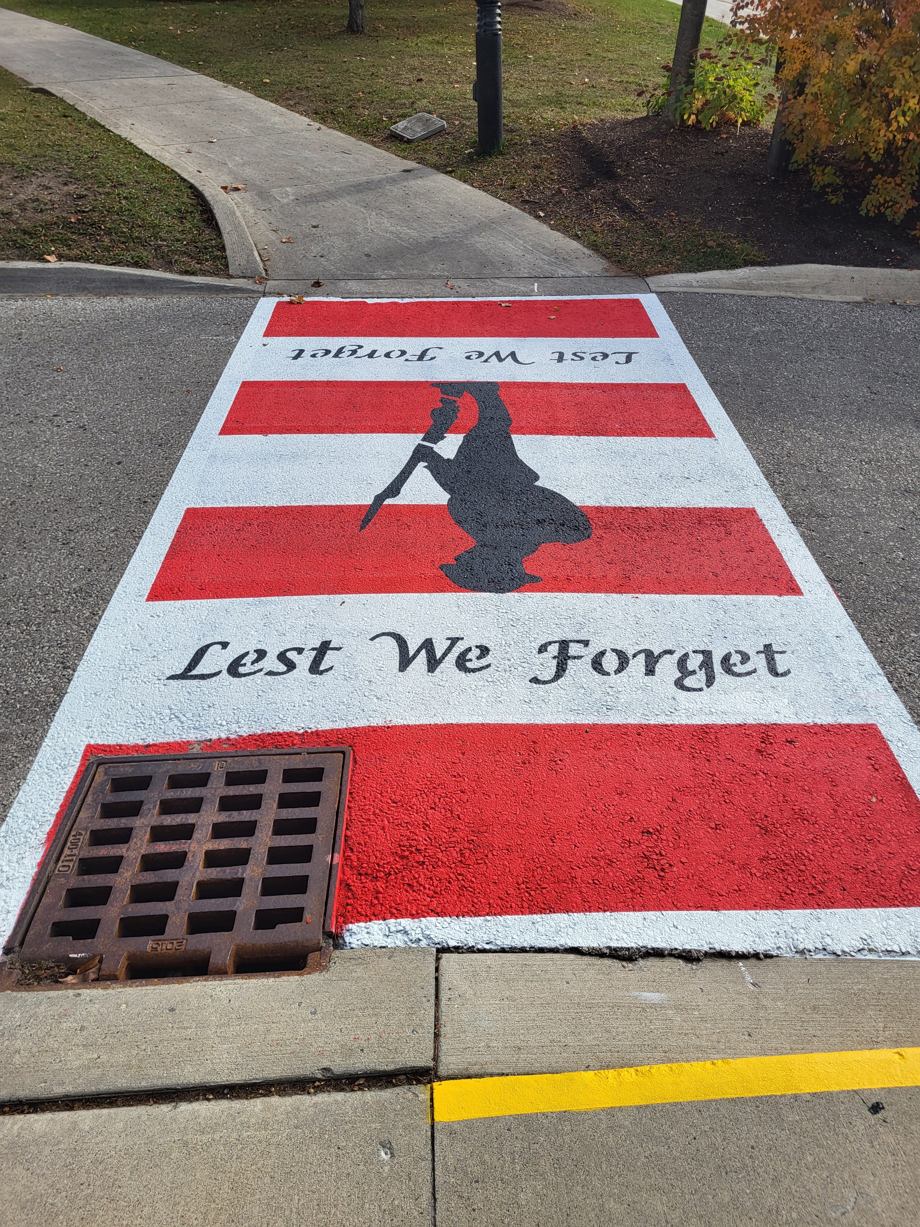Centre Wellington reveals decorative veterans' crosswalks