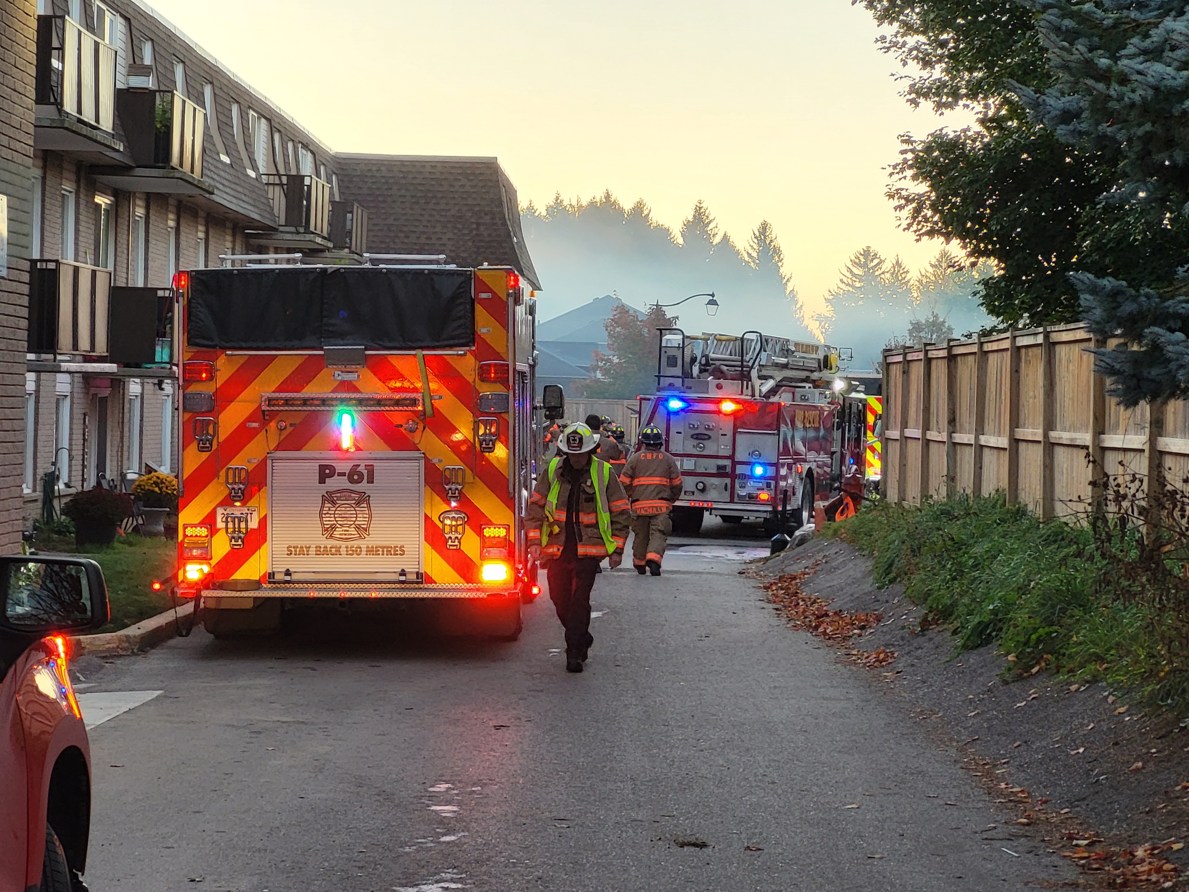UPDATE: Fire at Fergus apartment building displaces a few units