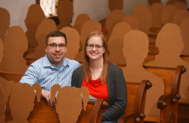 Cardboard Cutouts Pose As Guests For Wedding Amid COVID-19