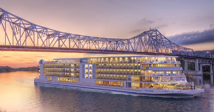 Viking Cruise Brings first U.S vessel -- Viking Mississippi-- to Natchez in 2022