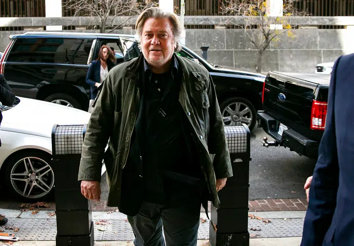 Ex-Trump Adviser Steve Bannon Charged In Border Wall Scheme