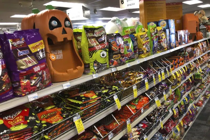 Americans load up on candy, trick or treat - or not