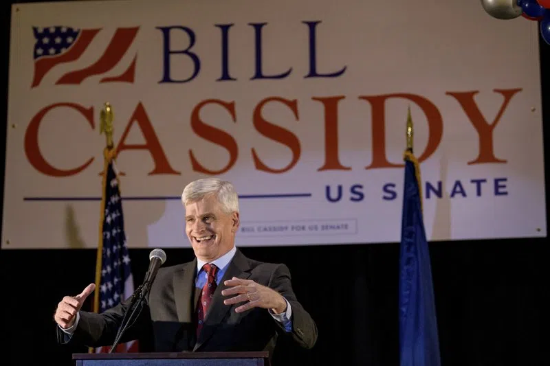 Republican US Sen. Bill Cassidy wins 2nd term in Louisiana