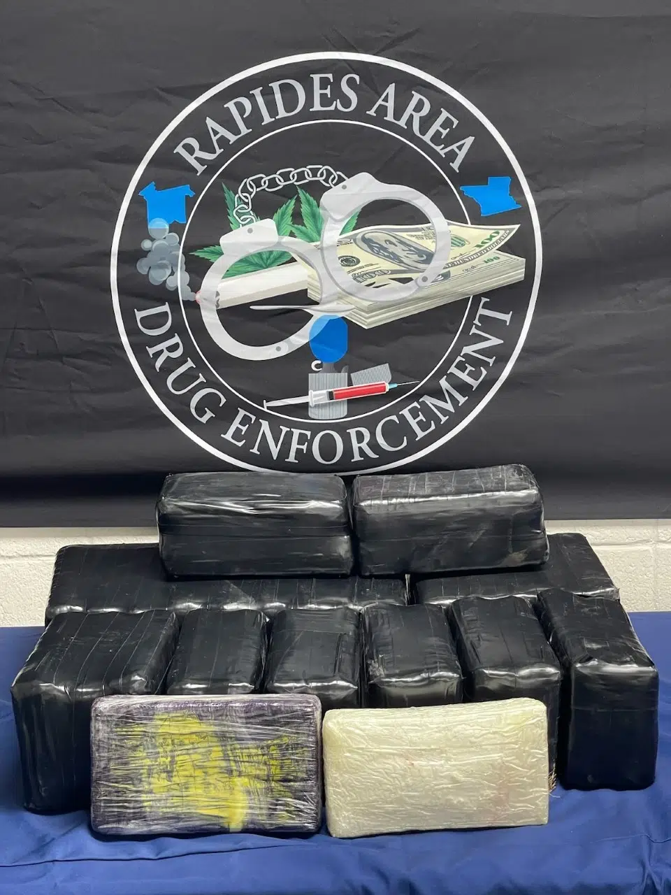 Rapides Parish authorities seize 108 pounds of powder cocaine near Pineville