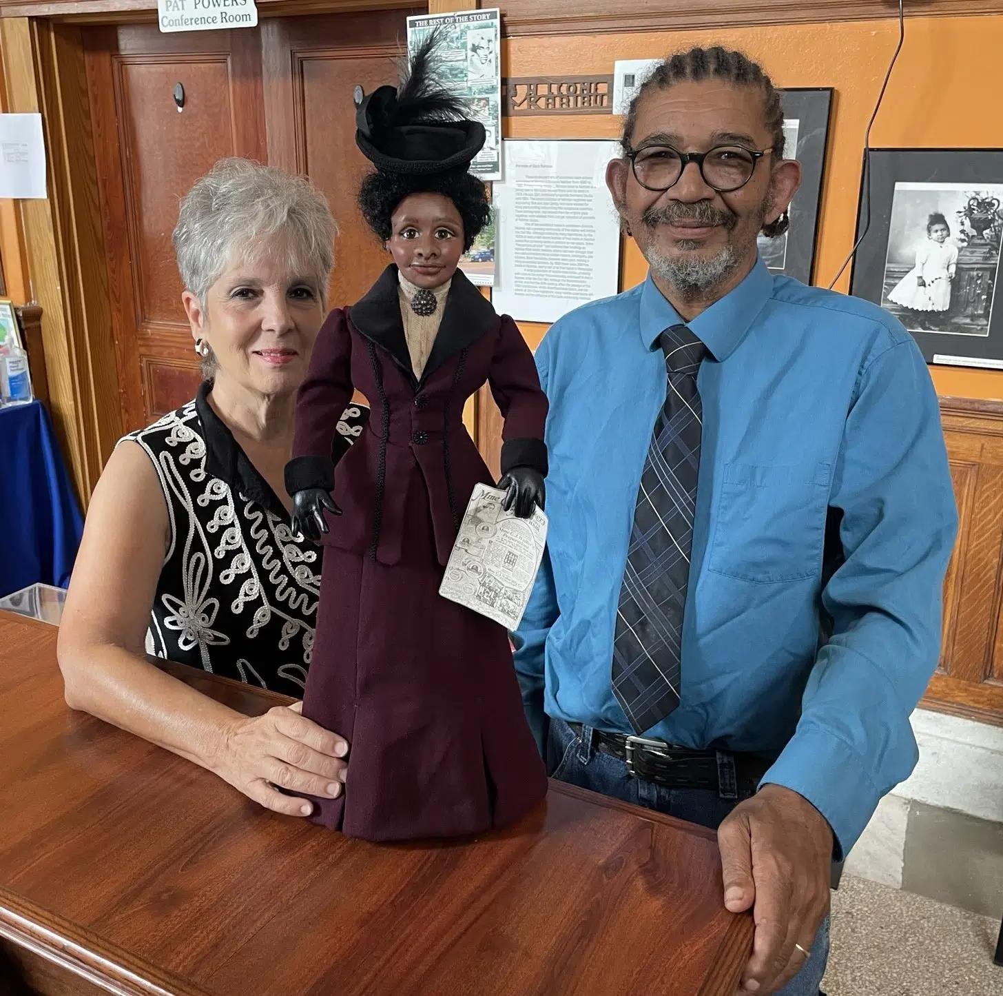 Theresa Merritt donates Madam C.J. Walker doll to NAPAC Museum