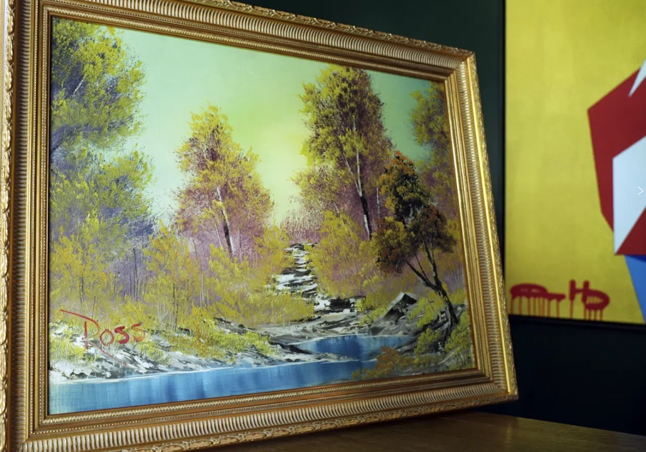 First Bob Ross TV painting, completed in a half an hour, goes on sale for nearly $10 million