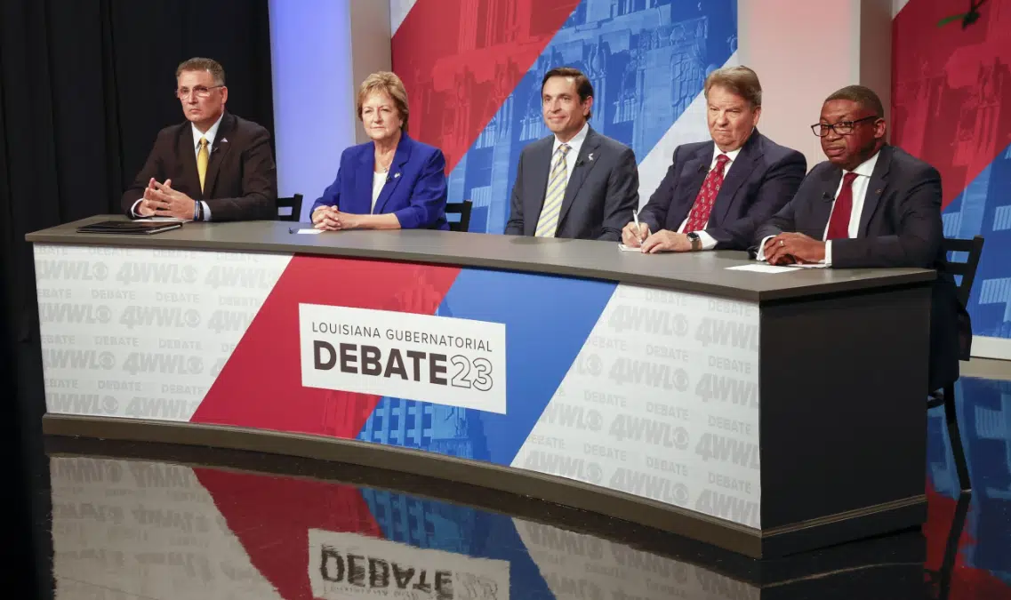 Louisiana gubernatorial candidates debate crime, economy and other