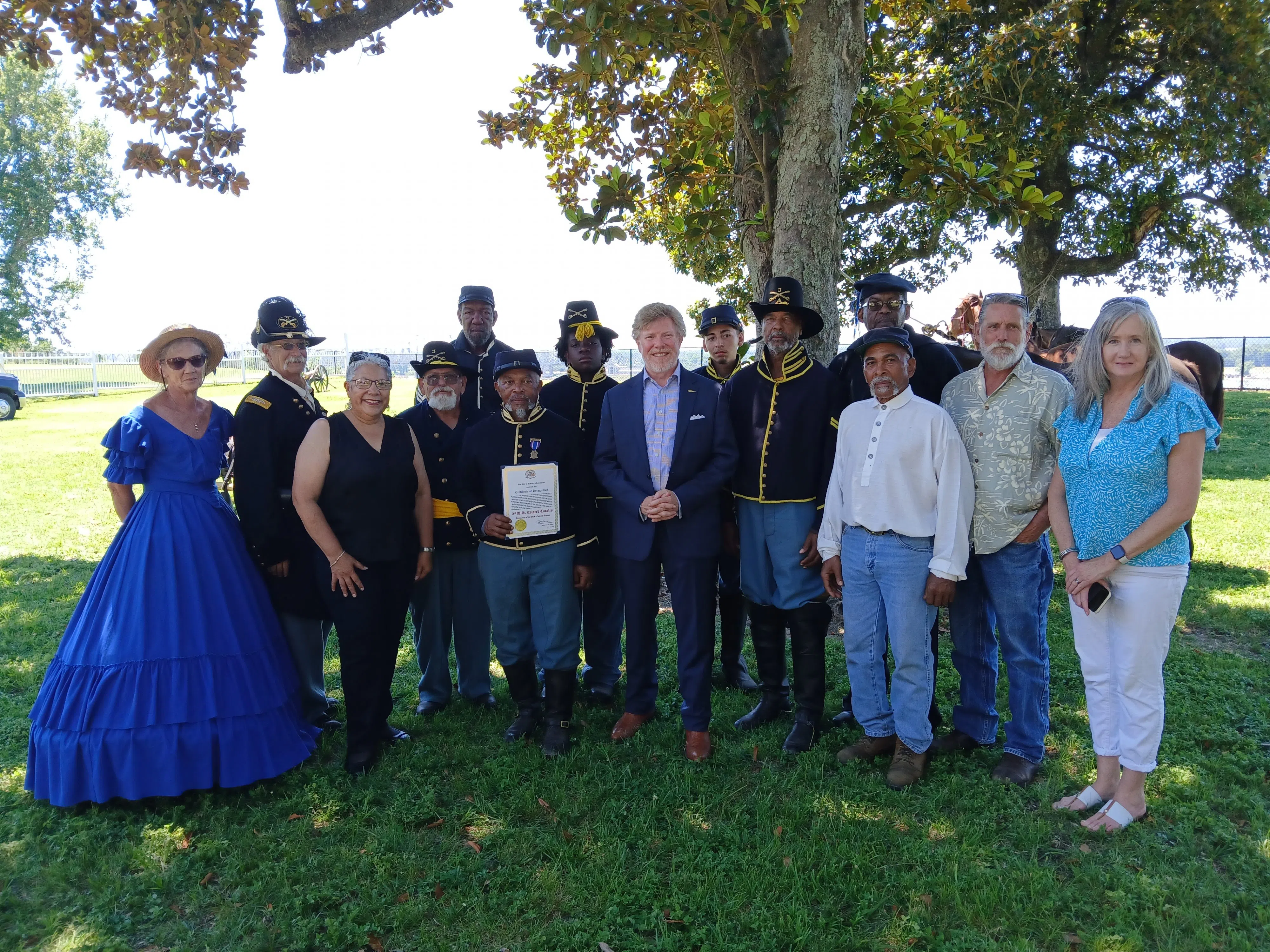 Natchez honors the 3rd U.S. Colored Cavalry