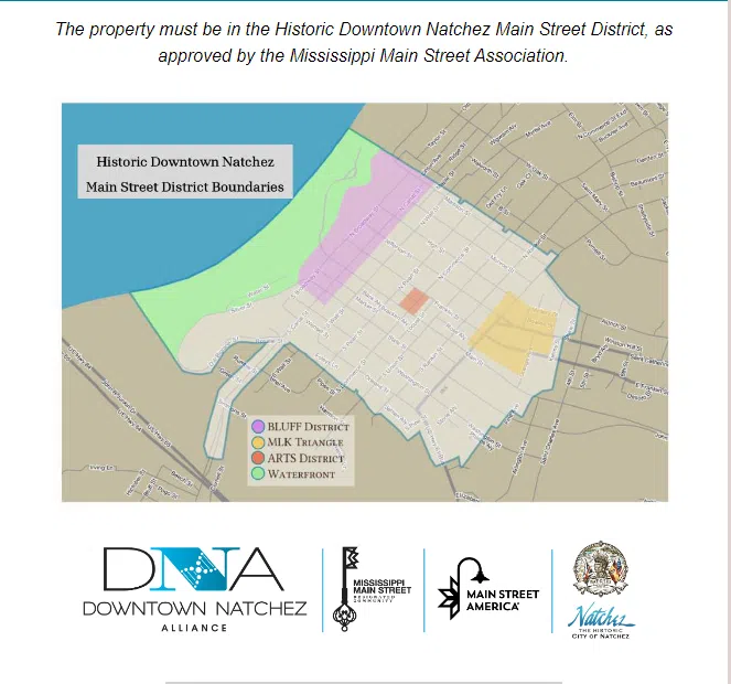 ARPA Incentive Grant Program to Revitalize Historic Downtown Natchez