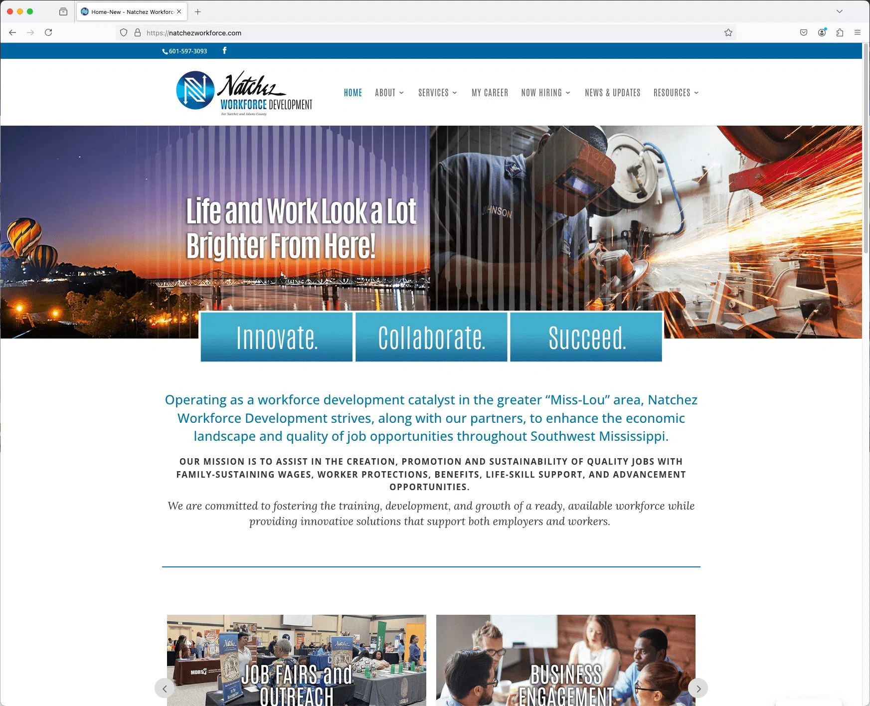 Natchez Workforce Launches New Site to Connect Job Seekers and Employers in the Miss-Lou