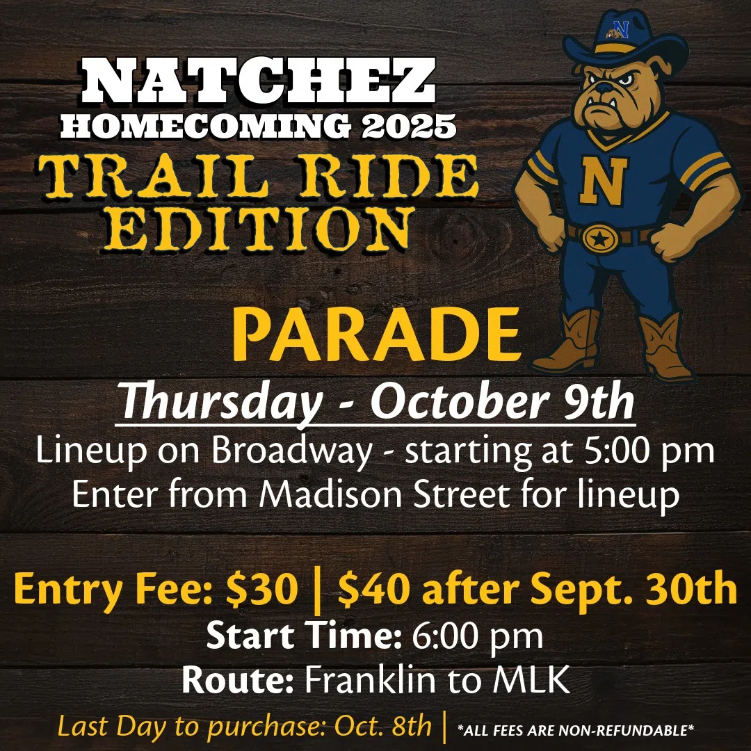 Natchez High School Homecoming Parade Tonight