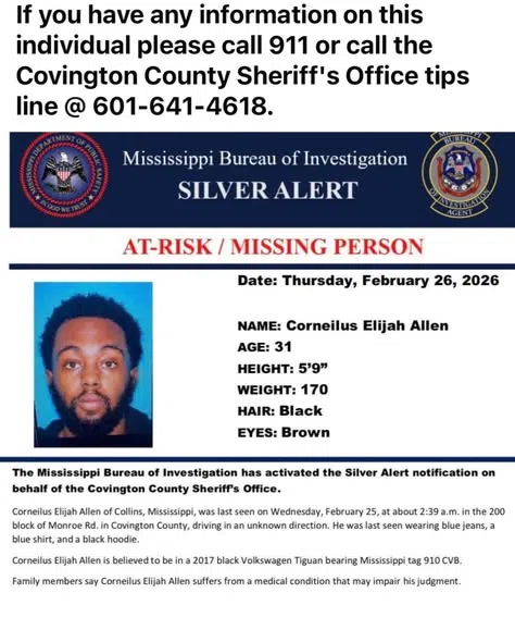 Adams County Authorities Seek Public's Help in Locating At-Risk Missing Man