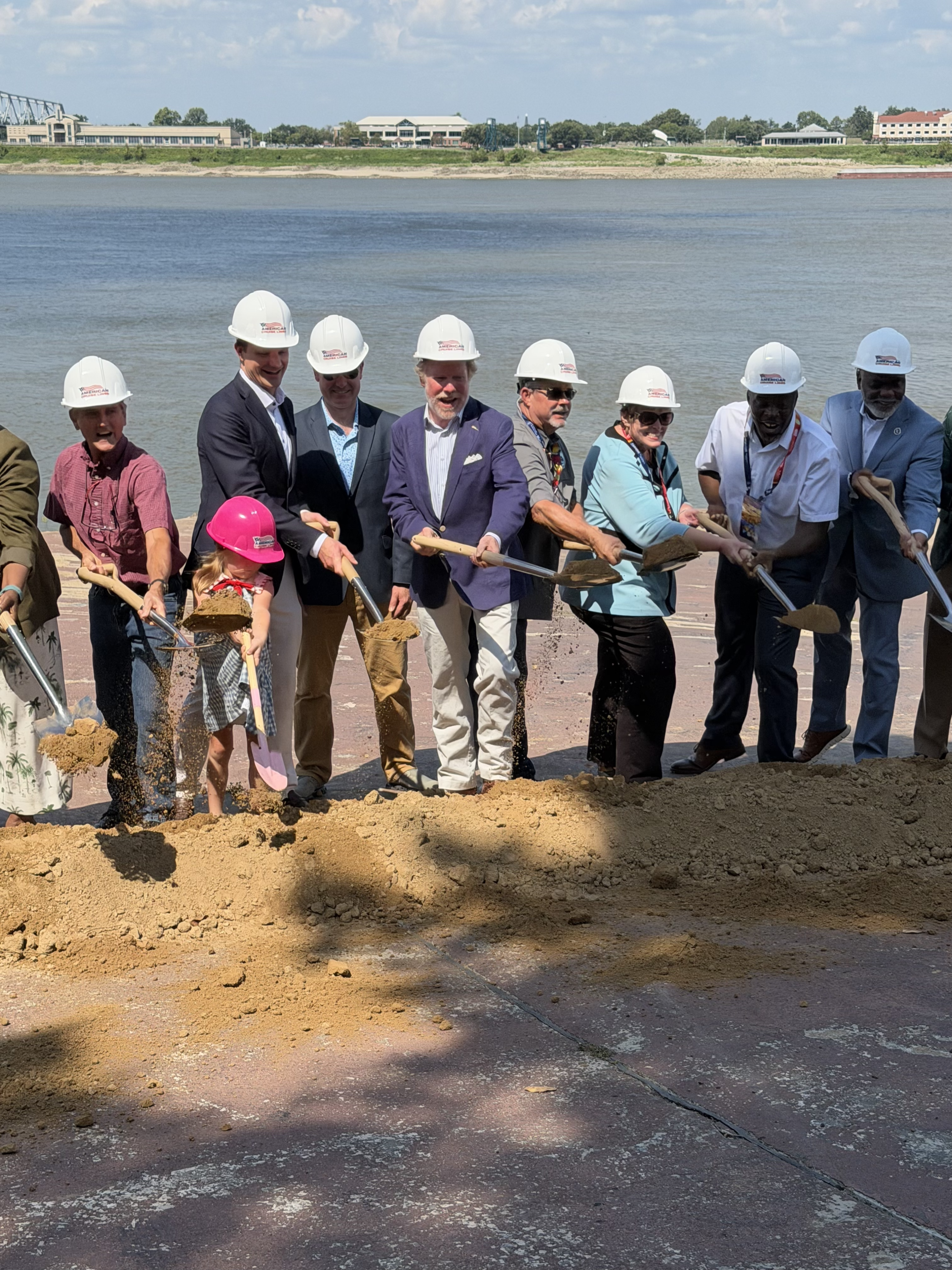 American Cruise Lines, City of Natchez Break Ground on Major New Mississippi River Cruise Dock
