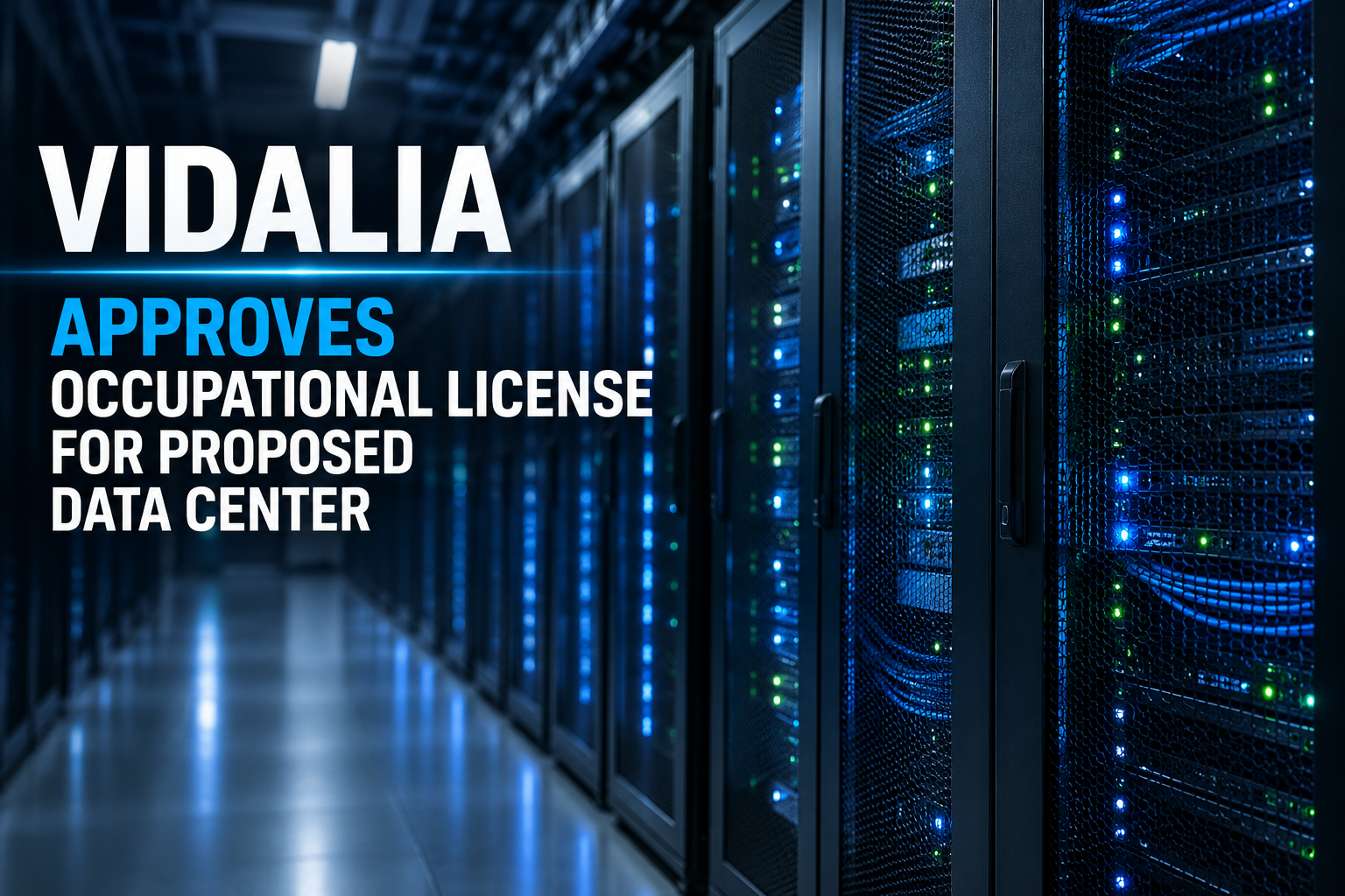 Vidalia Approves Occupational License for Proposed Data Center