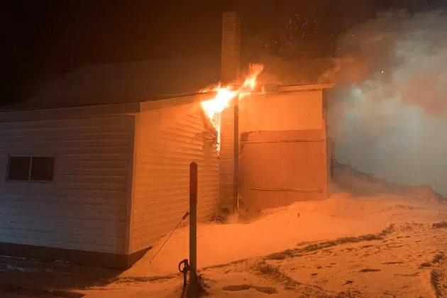 Fire Damages a Stearns County Storage Building