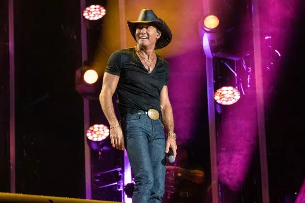 Tim McGraw performs during the 2023 CMA Fest on Sunday, June 11, 2023, at Nissan Stadium in Nashville, Tenn.