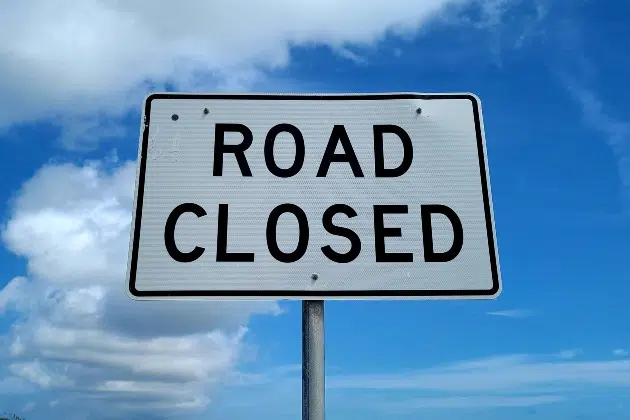 Part of 5th Avenue South Closing in Downtown St. Cloud Tuesday KNSI