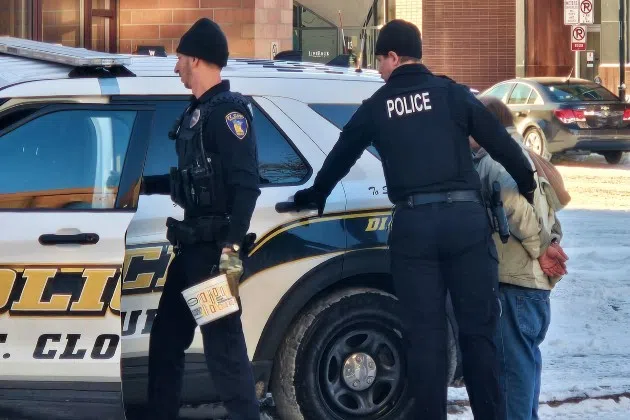 burglary suspect perp walk