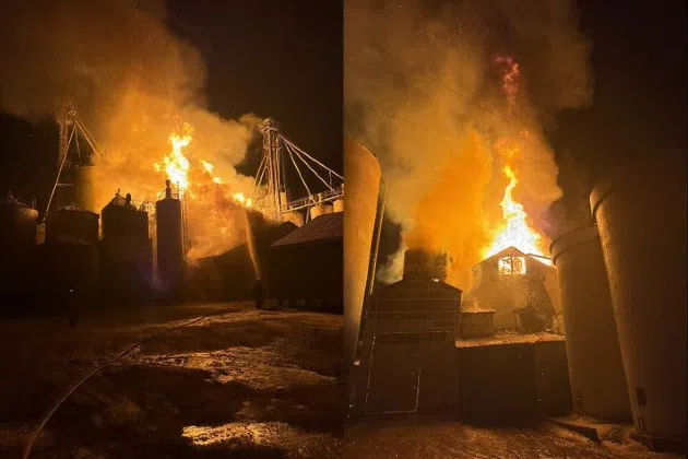 Holdingford Feed Mill fire