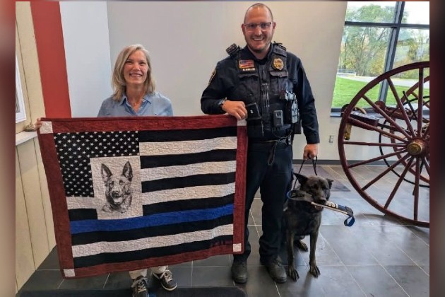 Kim Pelletier Officer Mitchell Mueller Cold Spring Police K9 Ghost