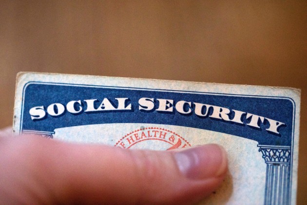FILE - A Social Security card is displayed Oct. 12, 2021, in Tigard, Ore.