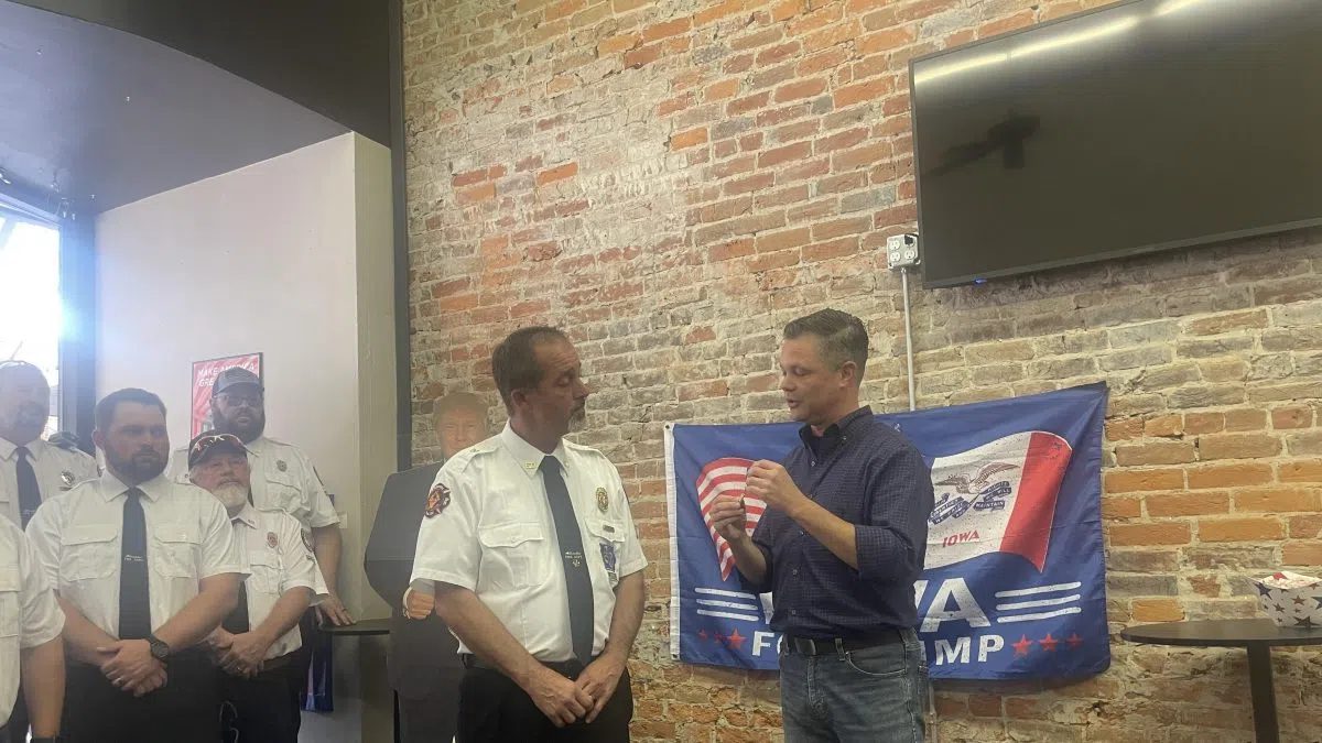 Iowa U.S. Third District Congressman Zach Nunn Honors Atlantic Fire