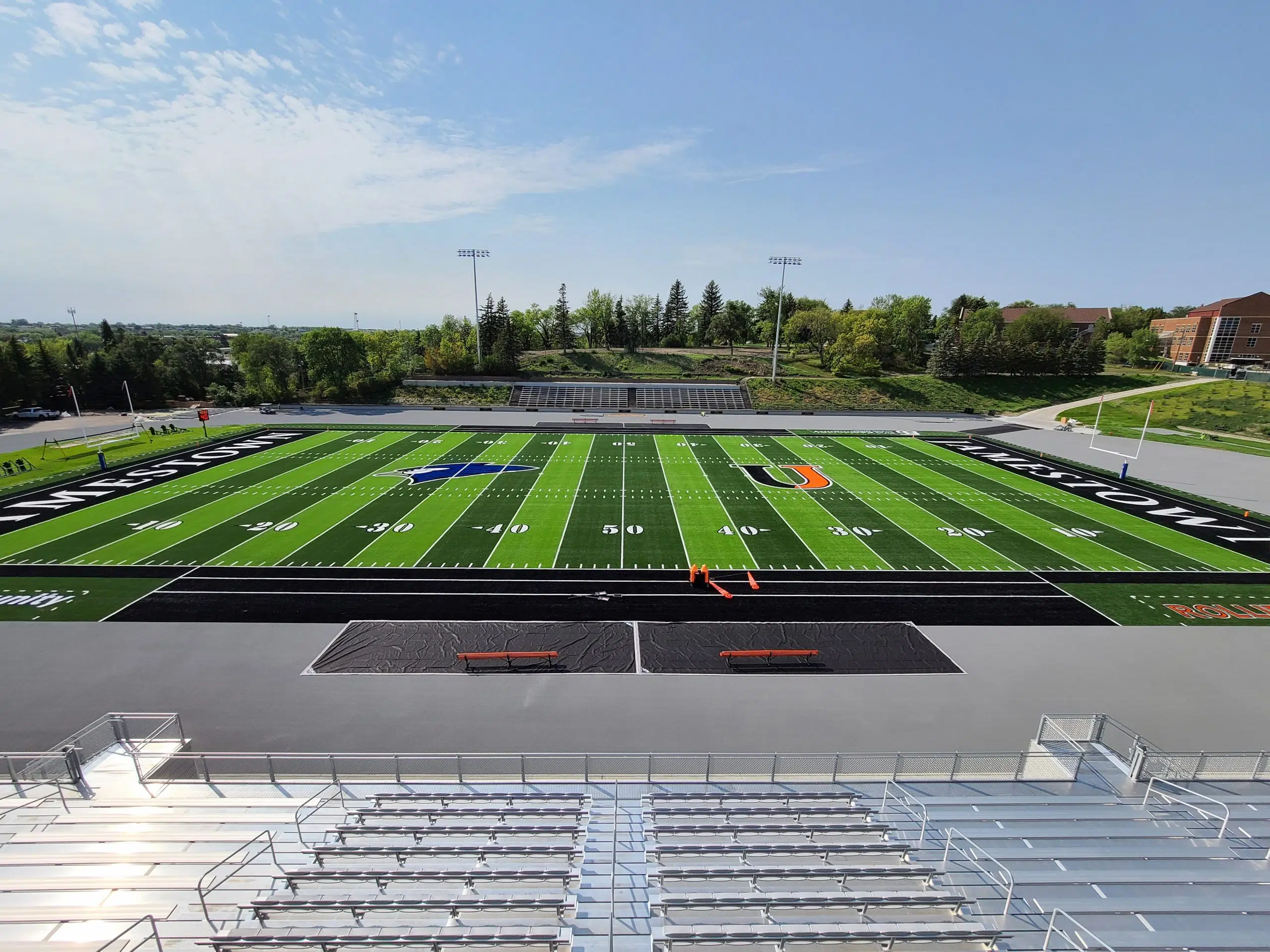 New Jamestown football field debuts this weekend | The Mighty 790 KFGO ...