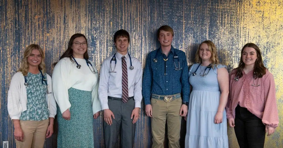 Stethoscope ceremony honors SDSU students accepted to veterinary