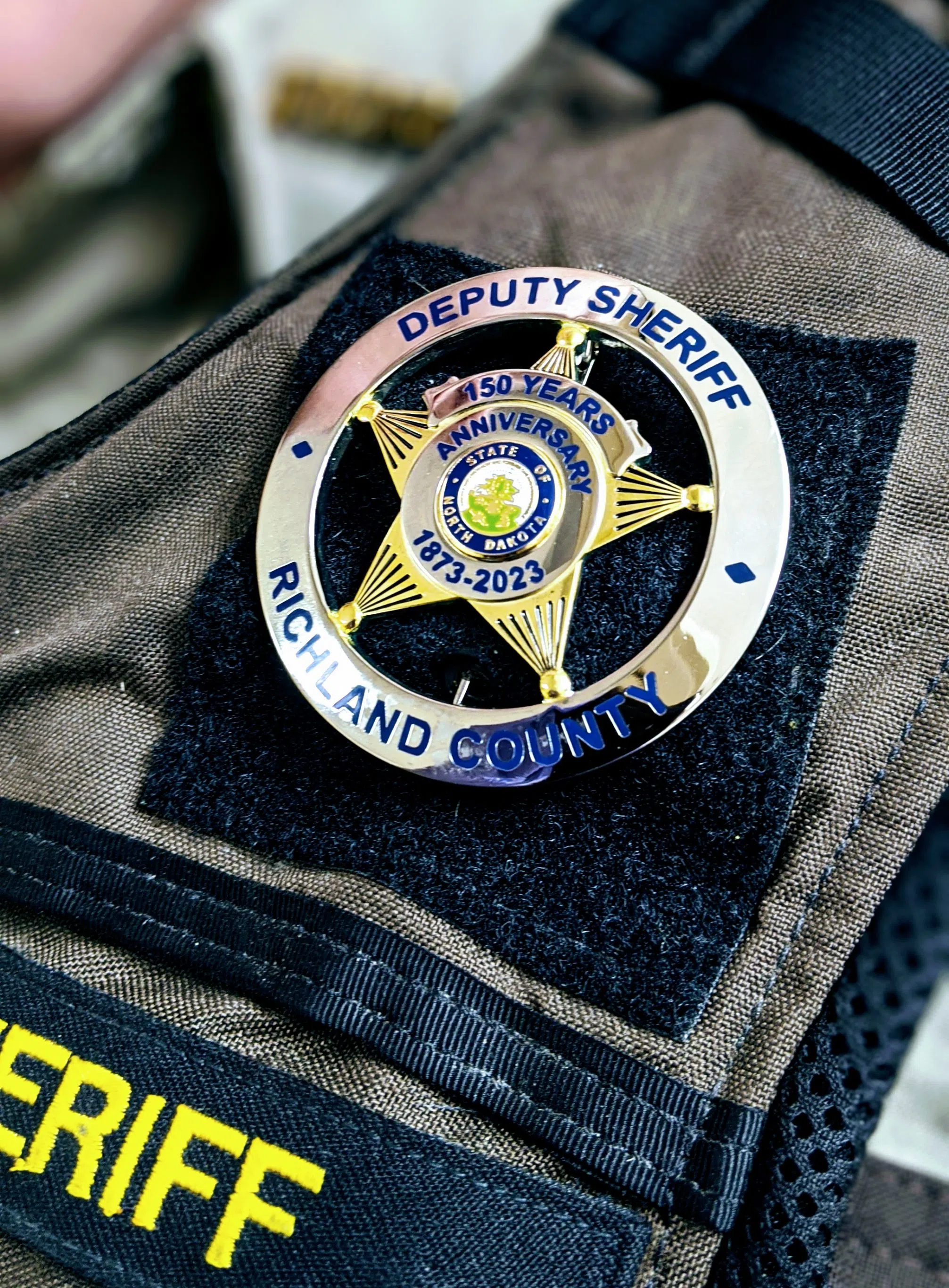 Richland County Sheriff issues anniversary badges marking 150 years of  service, The Mighty 790 KFGO