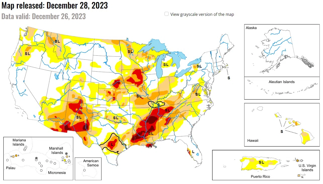 Drought areas seeing winter precipitation The Mighty 790 KFGO KFGO