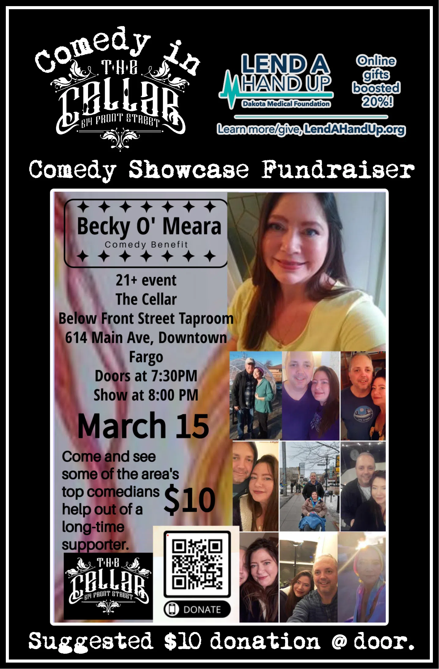 Comedy Showcase Fundraiser for Becky O'Meara | The Mighty 790 KFGO | KFGO