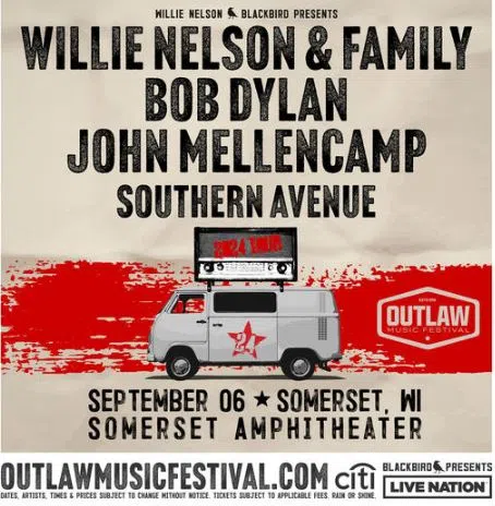 Bob Dylan to headline Willie Nelson’s music festival in Wisconsin