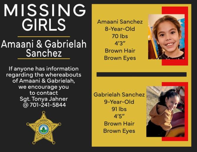 Cass County Sheriff's Office says search continues for two missing girls - Vimarsana News