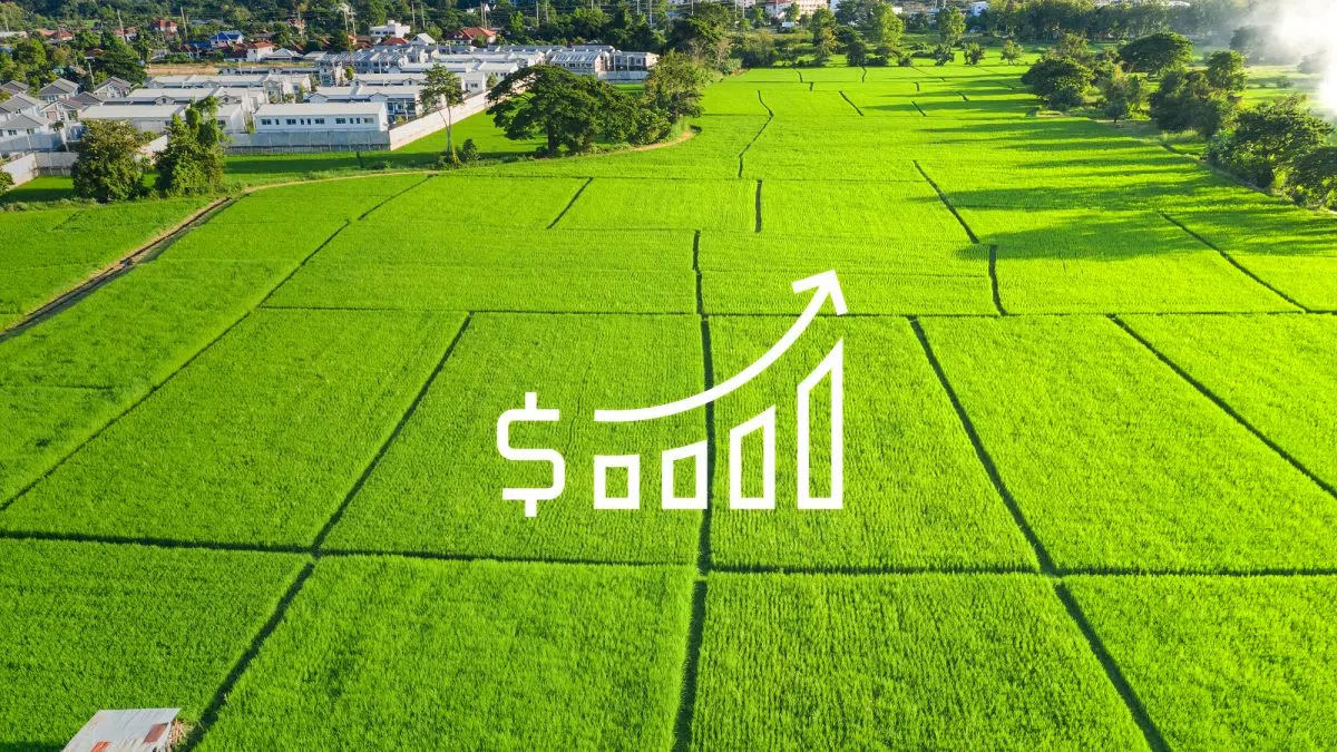 Farm real estate values top $4,000 per acre