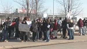 Fargo high school students protest against ICE actions