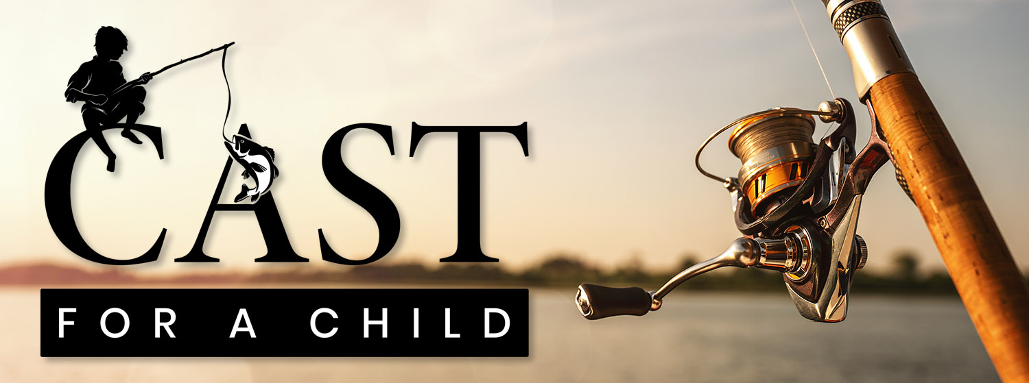 Close up of a fishing rod during the sunset with copy space