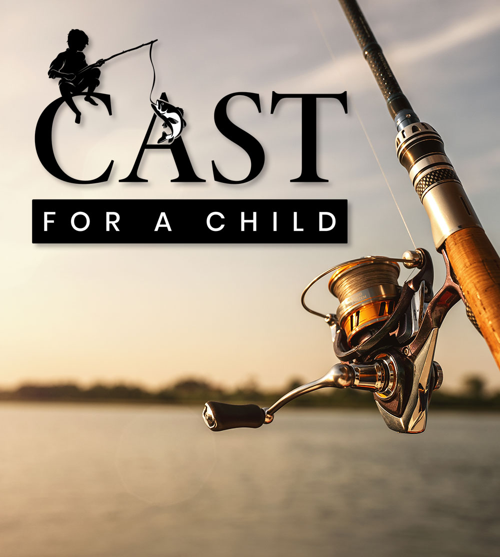 Close up of a fishing rod during the sunset with copy space