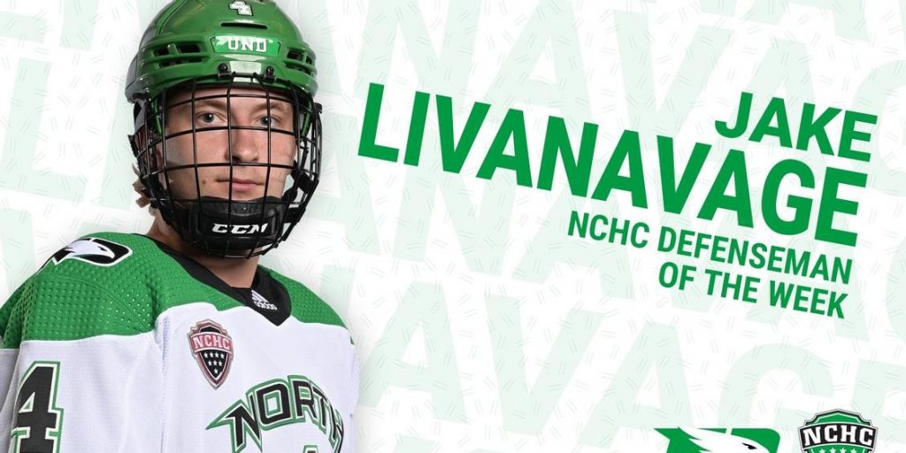 Jake Livanavage named NCHC Defenseman of the Week - Vimarsana News