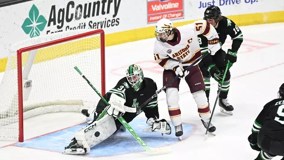 No. 6 North Dakota drops series finale, 4-2, to Arizona State