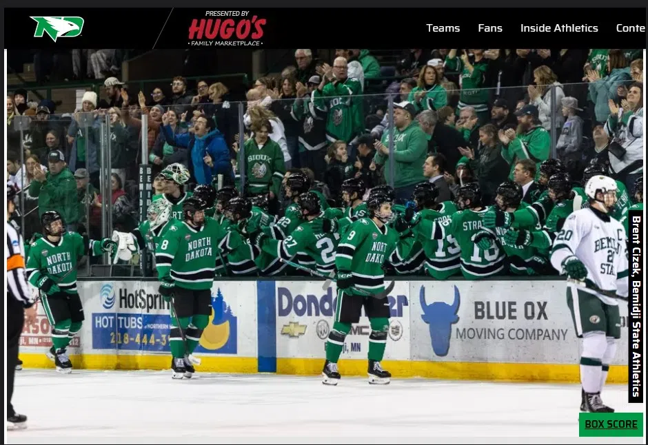 Rookies lead No. 6 UND to 5-3 win at Bemidji State