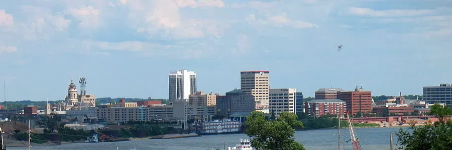 Evansville skyline