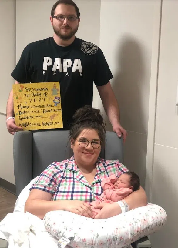 Omaha hospital welcomes first baby of 2024